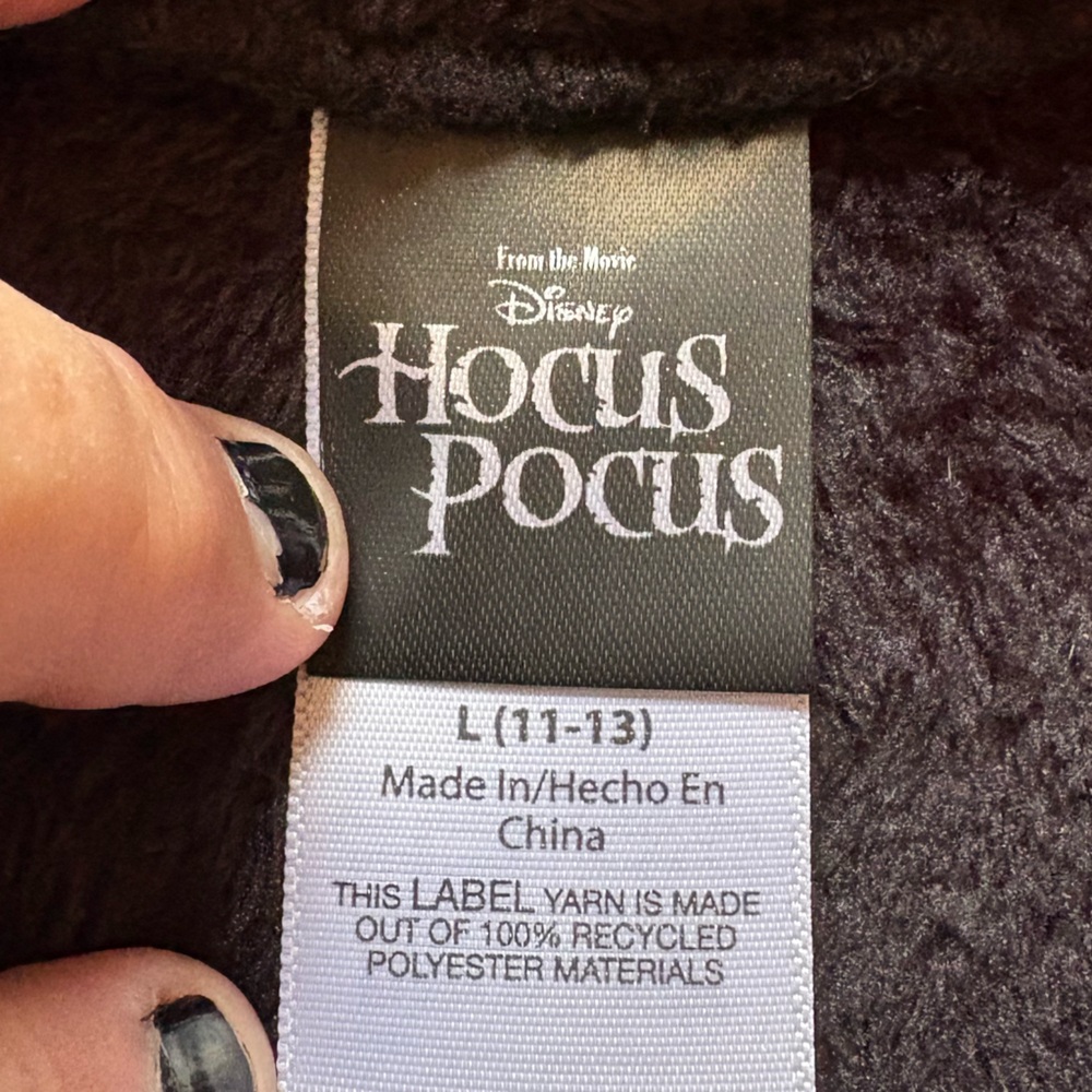 Disney Black Hocus Pocus Cat Ear Hoodie - Picture 4 of 9
